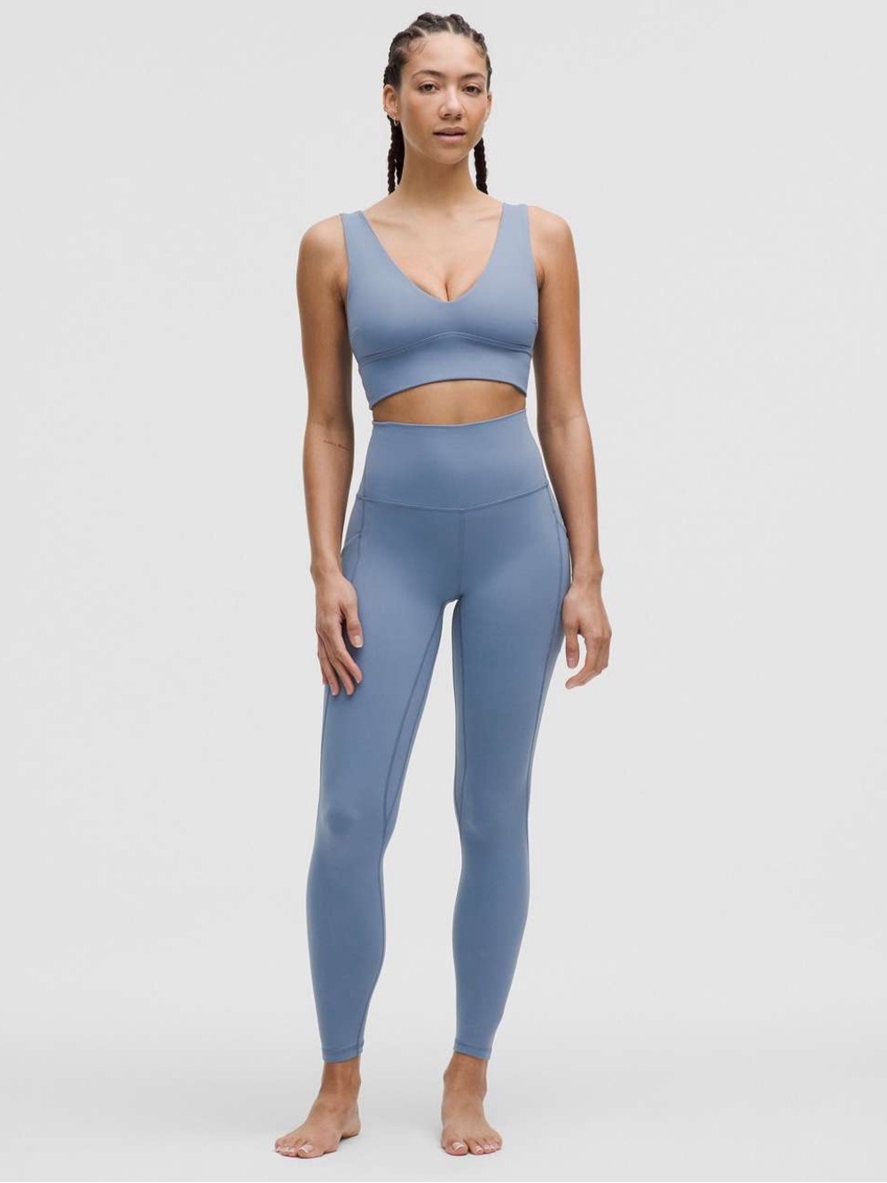 NWT Lululemon Align HR Pant w/Pockets 28” Size 4 Washed Denim - Picture 4 of 10